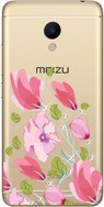 Чехол-накладка U-Print Meizu M3s Цветы со стразами