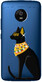 Чехол U-Print Motorola Moto G5 XT1676 Египетская кошка со стразами