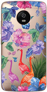 Чехол U-Print Motorola Moto G5 XT1676 Фламинго