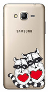 Чехол U-Print Samsung Galaxy Grand Prime G530 /G531 Влюбленные еноты