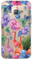 Чехол U-Print Samsung Galaxy J1 J120H Фламинго