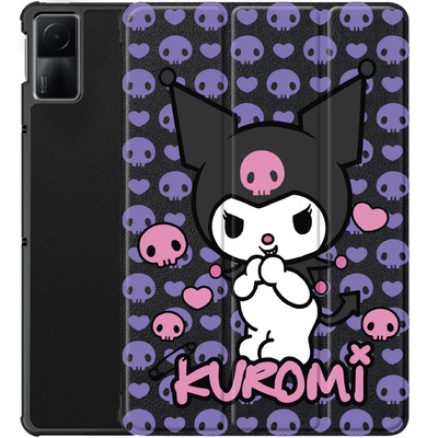 Чохол для Xiaomi Redmi Pad Kuromi Purple Skull