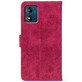 Чохол-книжка Crazy Horse Clasic для Motorola E13 Magenta (Front)