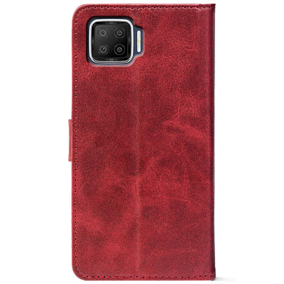 Чохол-книжка Crazy Horse Clasic для Oppo A73 Red Wine (Front)