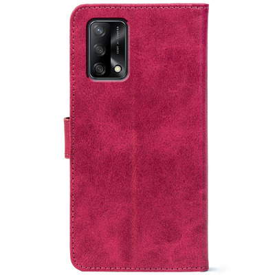 Чохол-книжка Crazy Horse Clasic для Oppo A74 4G Magenta (Front)