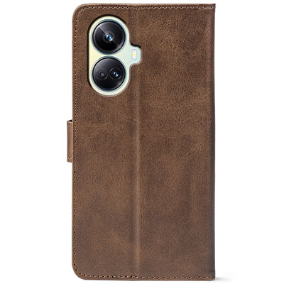 Чохол-книжка Crazy Horse Clasic для Realme 10 Pro Plus Brown (Front)