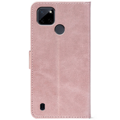 Чохол-книжка Crazy Horse Clasic для Realme C21Y / C25Y Rose Gold (Front)