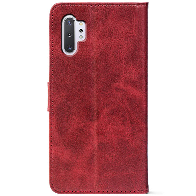 Чохол-книжка Crazy Horse Clasic для Samsung Galaxy Note 10 Plus (N975) Red Wine (Front)