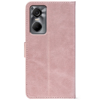 Чохол-книжка Crazy Horse Clasic для Tecno Pop 6 Pro Rose Gold (Front)