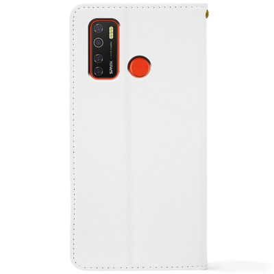 Чохол-книжка Crazy Horse Clasic для Tecno Spark 5 Pro White (Strong)