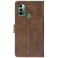 Чохол-книжка Crazy Horse Clasic для Tecno Spark 7 Brown (Front)