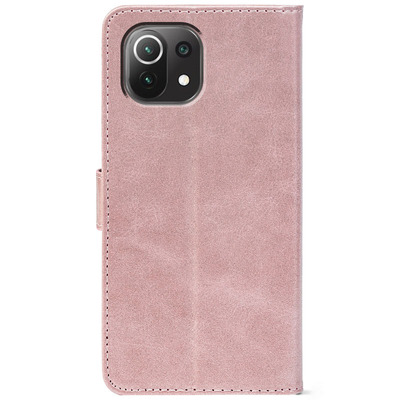 Чохол-книжка Crazy Horse Clasic для Xiaomi 11 Lite 5G NE Rose Gold (Front)