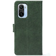 Чохол-книжка Crazy Horse Clasic для Xiaomi Mi 11i Dark Green (Front)