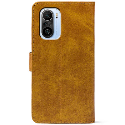 Чохол-книжка Crazy Horse Clasic для Xiaomi Poco F3 Camel (Front)