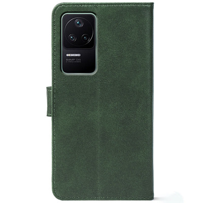 Чохол-книжка Crazy Horse Clasic для Xiaomi Poco F4 Dark Green (Front)