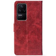 Чохол-книжка Crazy Horse Clasic для Xiaomi Poco F4 Red Wine (Front)