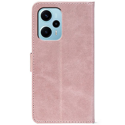 Чохол-книжка Crazy Horse Clasic для Xiaomi Poco F5 Rose Gold (Front)