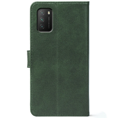 Чохол-книжка Crazy Horse Clasic для Xiaomi Poco M3 Dark Green (Front)