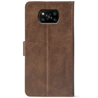 Чохол-книжка Crazy Horse Clasic для Xiaomi Poco X3 / X3 Pro Brown (Front)