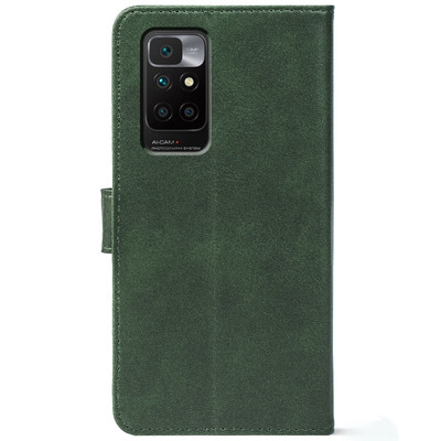 Чохол-книжка Crazy Horse Clasic для Xiaomi Redmi 10 Dark Green (Front)