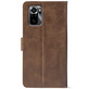 Чохол-книжка Crazy Horse Clasic для Xiaomi Poco M5s Brown (Front)