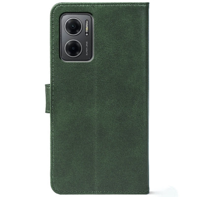 Чохол-книжка Crazy Horse Clasic для Xiaomi Redmi Note 11E Dark Green (Front)