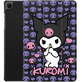 Чехол для Samsung Galaxy Tab A9 X110/X115 Kuromi Purple Skull