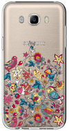 Чехол прозрачный U-Print 3D Samsung J710 Galaxy J7 2016 Floral Birds