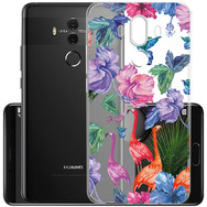 Чехол прозрачный U-Print Huawei Mate 10 Pro Фламинго
