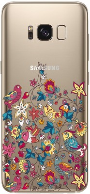Чехол прозрачный U-Print 3D Samsung G950 Galaxy S8 Floral Birds