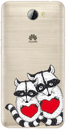 Чехол U-Print Huawei Y5 2 (Y5ІІ) Влюбленные еноты