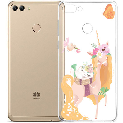 Чехол прозрачный U-Print Huawei Y9 2018 Uni Blonde
