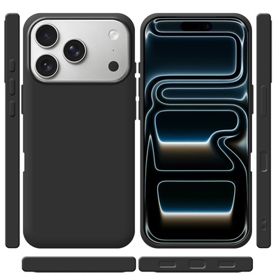 Силіконовий чохол Apple iPhone 17 Pro Чорний