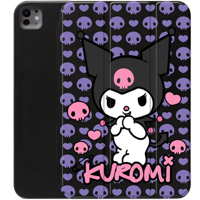 Чохол для iPad Pro 13 2024 Kuromi Purple Skull