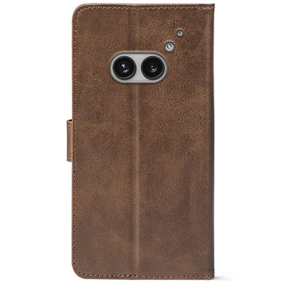 Чохол-книжка Crazy Horse Clasic для Nothing Phone (2a) Brown (Front)