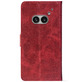 Чохол-книжка Crazy Horse Clasic для Nothing Phone (2a) Red Wine (Front)