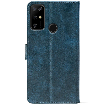 Чохол-книжка Crazy Horse Clasic для Doogee X96 Pro Dark Blue (Front)