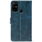 Чохол-книжка Crazy Horse Clasic для Doogee X96 Pro Dark Blue (Front)