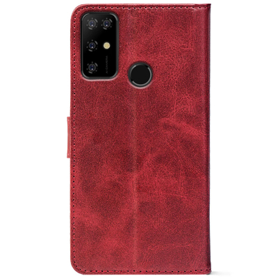 Чохол-книжка Crazy Horse Clasic для Doogee X96 Pro Red Wine (Front)