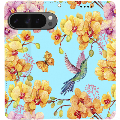 Чохол-книжка BoxFace для Google Pixel 9 Pro Colibri in Orchids