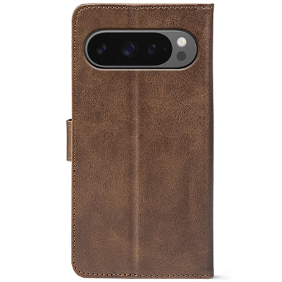 Чохол-книжка Crazy Horse Clasic для Google Pixel 9 Pro Brown (Front)