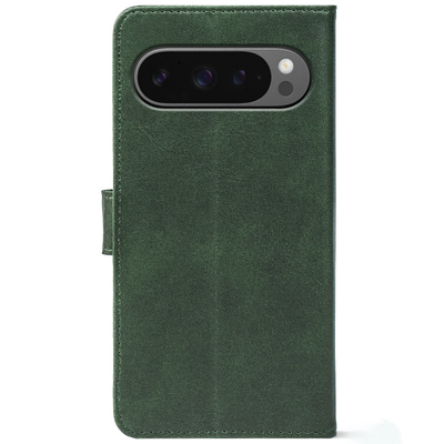 Чохол-книжка Crazy Horse Clasic для Google Pixel 9 Pro Dark Green (Front)