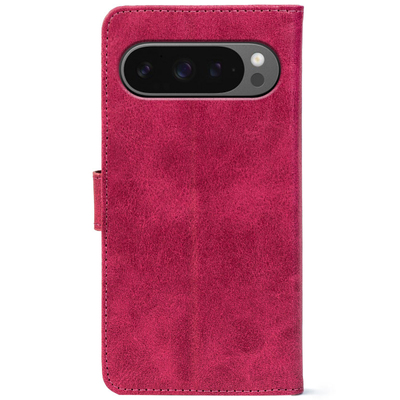 Чохол-книжка Crazy Horse Clasic для Google Pixel 9 Pro Magenta (Front)