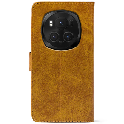 Чохол-книжка Crazy Horse Clasic для Honor Magic 6 Pro Camel (Front)