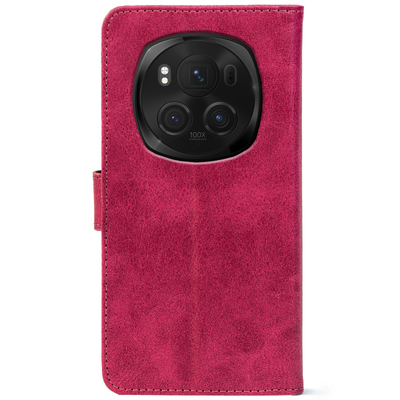 Чохол-книжка Crazy Horse Clasic для Honor Magic 6 Pro Magenta (Front)