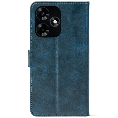 Чохол-книжка Crazy Horse Clasic для Infinix Hot 30 Dark Blue (Front)