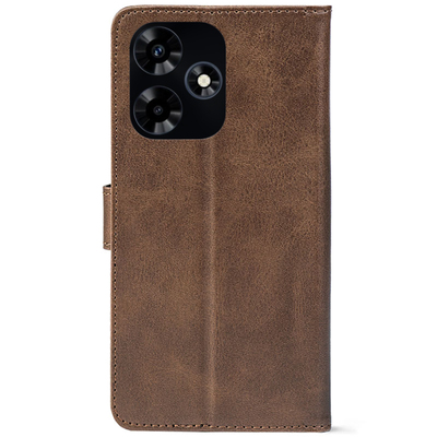 Чохол-книжка Crazy Horse Clasic для Infinix Hot 30 Brown (Front)