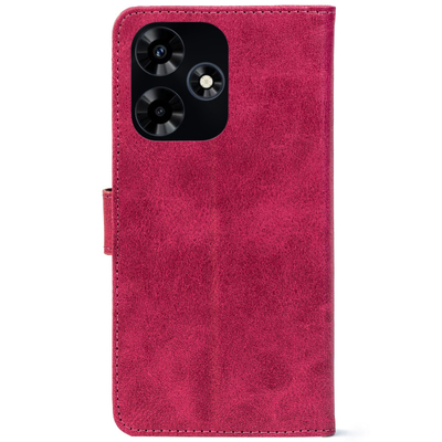 Чохол-книжка Crazy Horse Clasic для Infinix Hot 30 Magenta (Front)