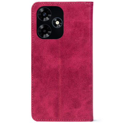 Чохол-книжка Crazy Horse Clasic для Infinix Hot 30 Magenta (Strong)