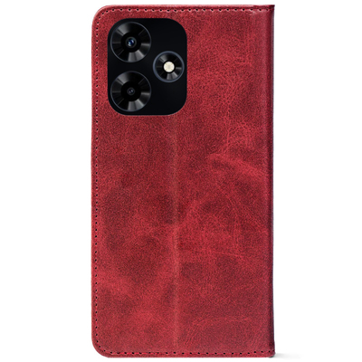 Чохол-книжка Crazy Horse Clasic для Infinix Hot 30 Red Wine (Strong)